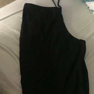 Black scrub pants