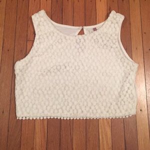 White Crop Top