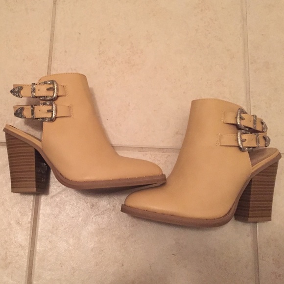 Open back booties