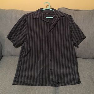 Stripped Blue Dress Shirt