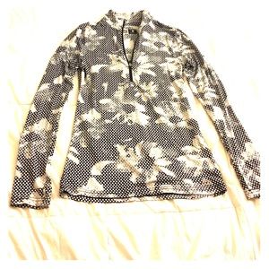 Black and white long sleeve