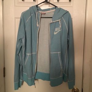 zip up nike hoodie