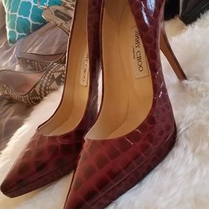 Jimmy Choo Red/Burgundy