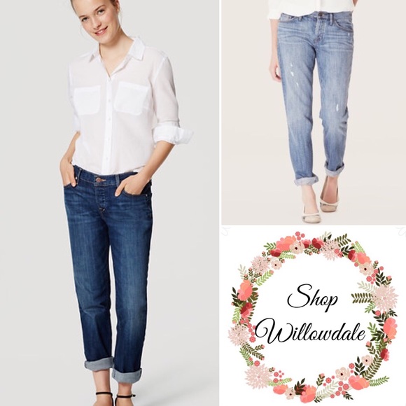 boyfriend jeans loft