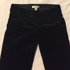 Banana Republic velvet black pants
