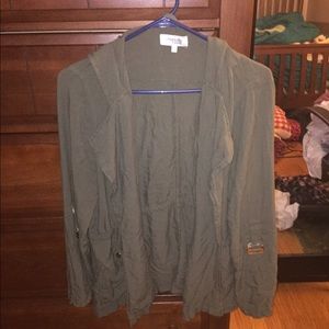 Olive green jacket/sweater