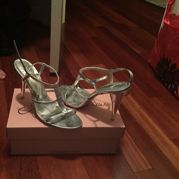Silver Schutz sandals