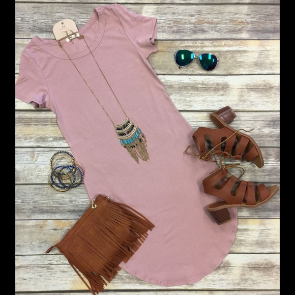 Dresses & Skirts - ❗️❗️S O L D ❗️❗️DUSTY ROSE DRESS