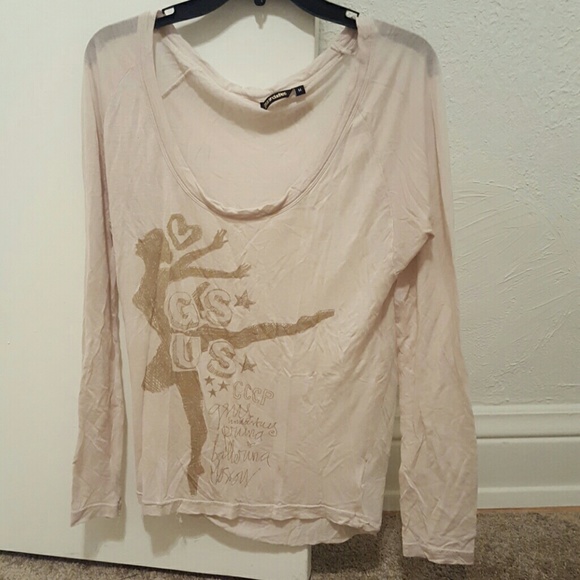 Off the shoulder top. Brand: gsus sindustries