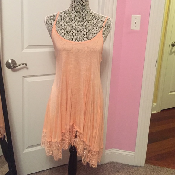 Peach long shirt