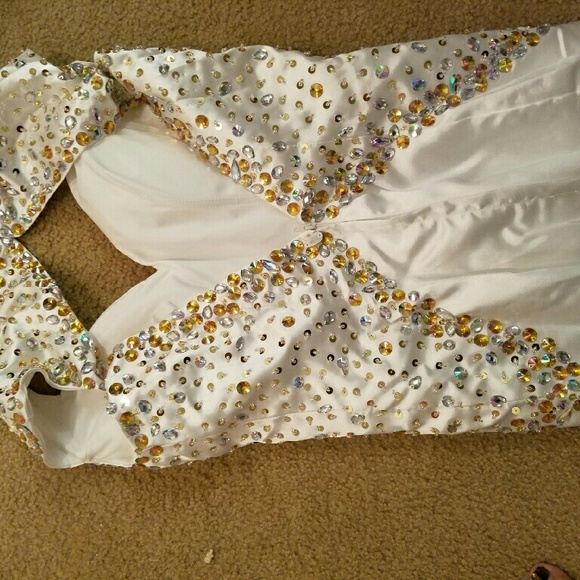 Brand New Jeweled Sequin Mermaid prom dress - Picture 1 of 1