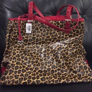 Brighton leopard print handbag