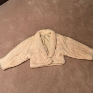 White mink jacket