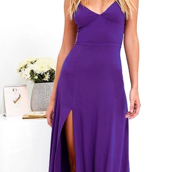 Purple Lulus Maxi Dress
