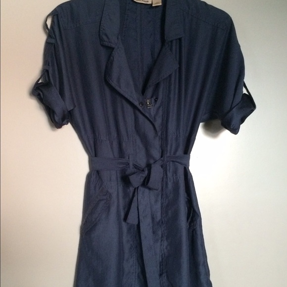 DKNY Petites zipped shift dress with pockets