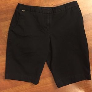 White House Black Market Black Bermuda Shorts
