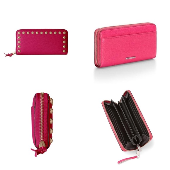 Rebecca Minkoff Dome Stud Ava Zip Wallet - Picture 4 of 7