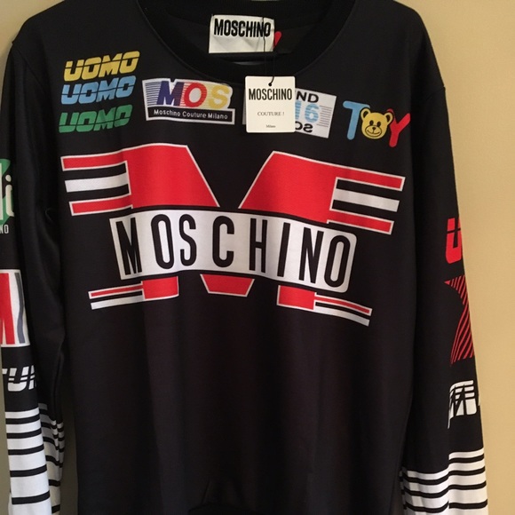 Moschino SweatShirt Sz L Men's