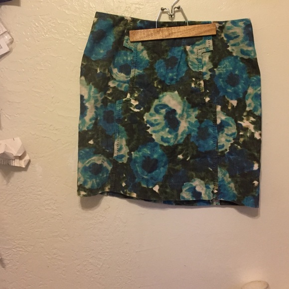 Anthropologie Cord Mimi with Vintage Flowers