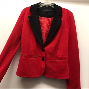 Bold Red Blazer