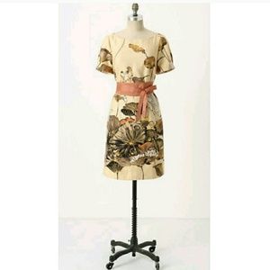 👗Anthropologie Snow Egret Dress👗