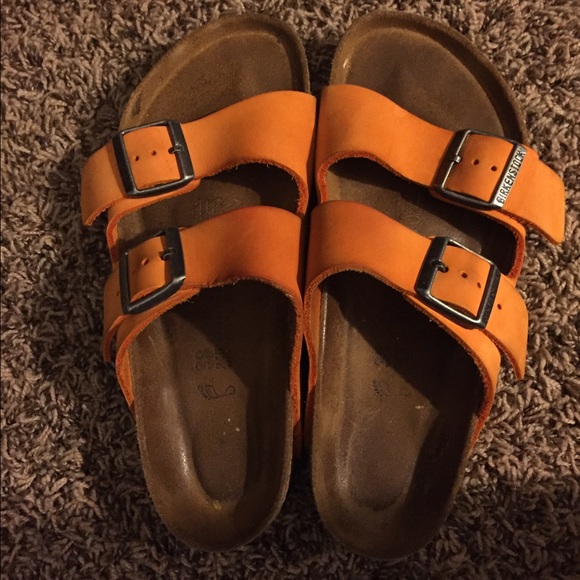 Birkenstock Shoes - Orange birkenstock size 38