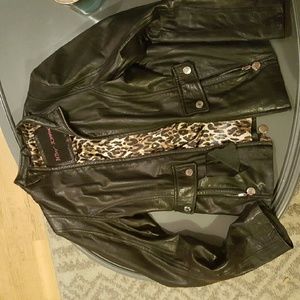 100% genuine leather jacket