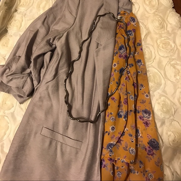 Soft lilac grayish purple jacket