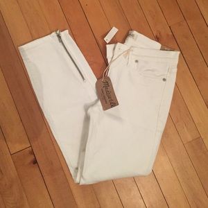 Madewell skinny skinny crop jeans