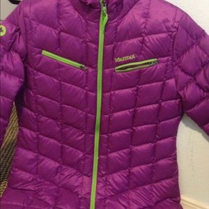 Marmot puffer jacket