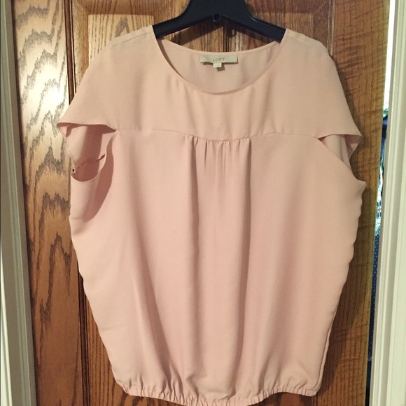Blush Loft blouse