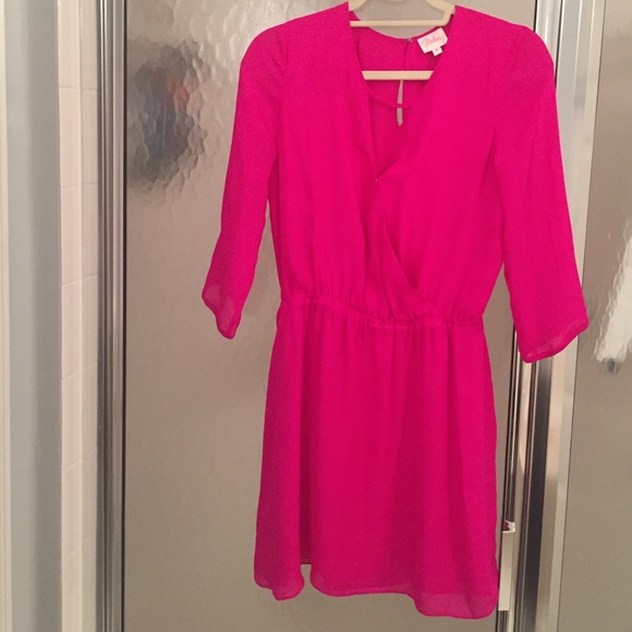 Parker hot pink dress