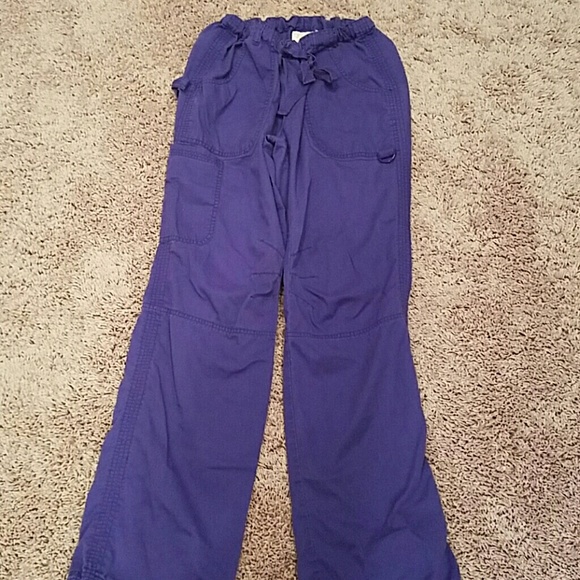 Plum Scrub Pants