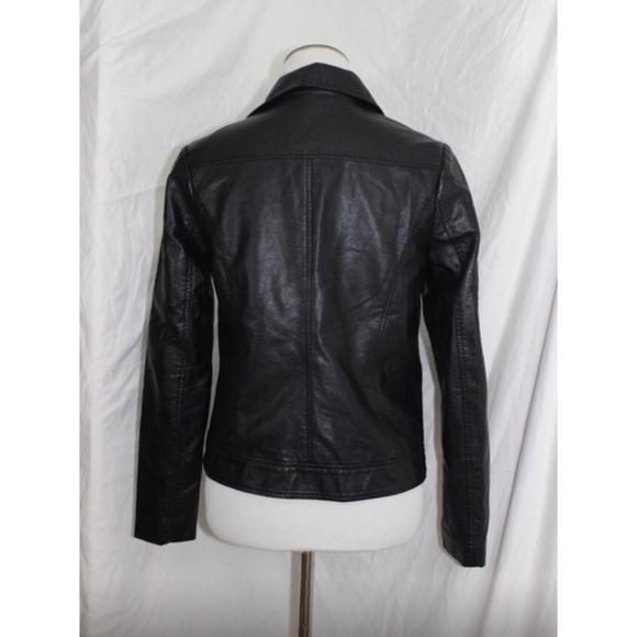 HP✨FOREVER21 faux leather moto jacket - Picture 3 of 4