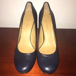 Navy blue Nine West low heels