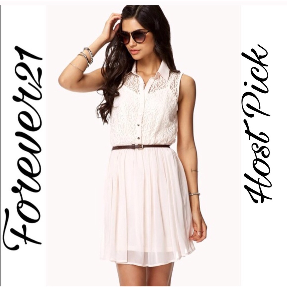 💝HP 2-8-17💝Forever21 Peachy Dress💝👗