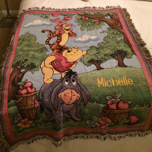 winnie the pooh plush blanket
