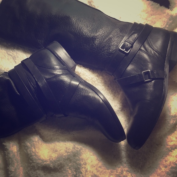 Dolce Vita Black Leather Boots