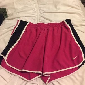 Women's Nike Shorts- Pink & Black