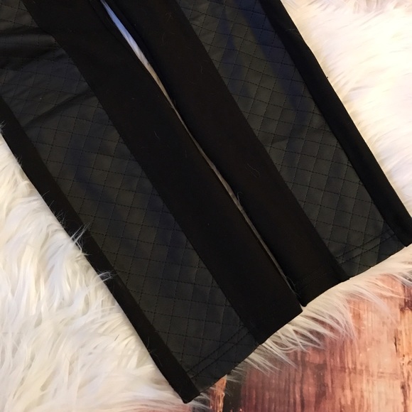 š„SALE Leather Panel Quilted Skinnies Skinny Pants - Picture 4 of 4