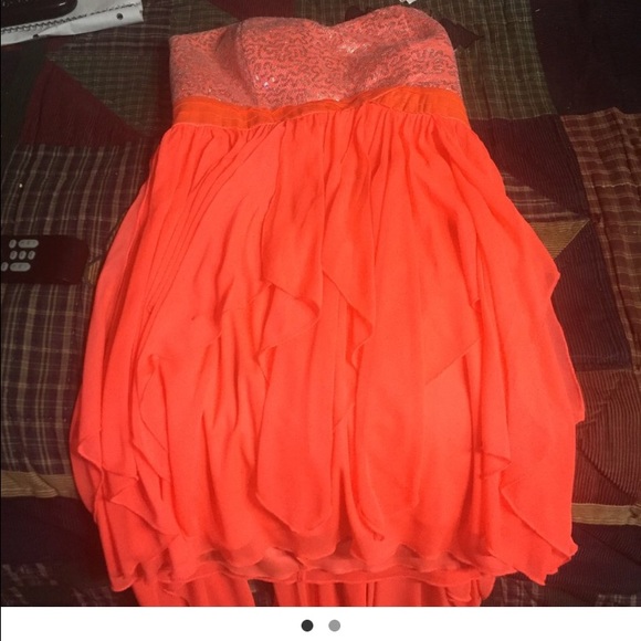 Homecoming Dress 👗 orange dress