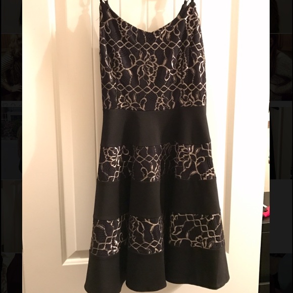 Black Fit & Flare Cocktail Dress