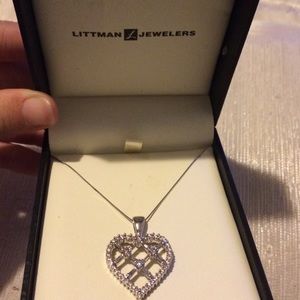 Heart necklace .