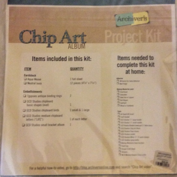 Chip Art Album Kit - Picture 2 of 4
