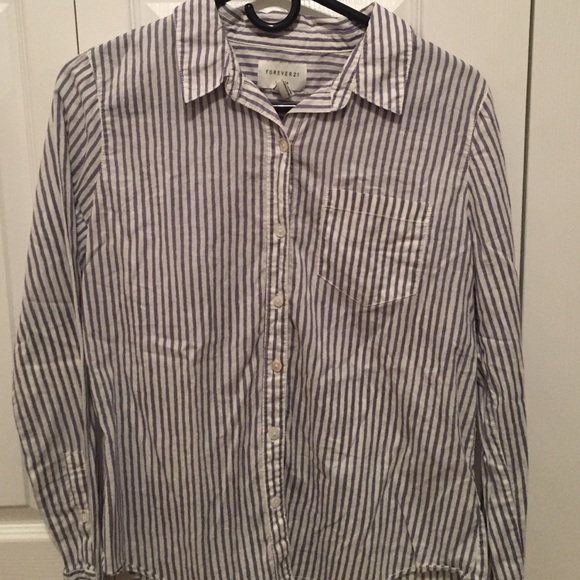 Forever 21 long sleeve striped shirt