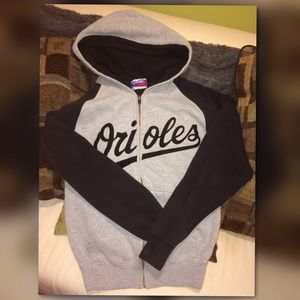 Orioles Boy's Zip up Hoodie Size Youth Small