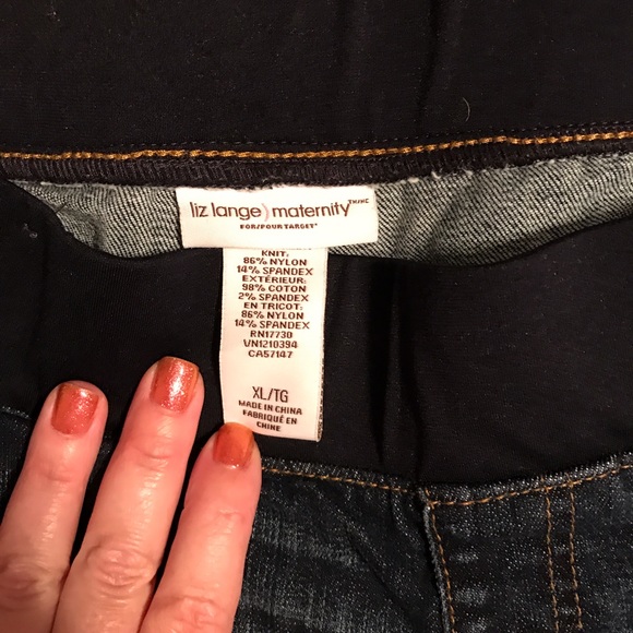 XL Maternity Jean Shorts