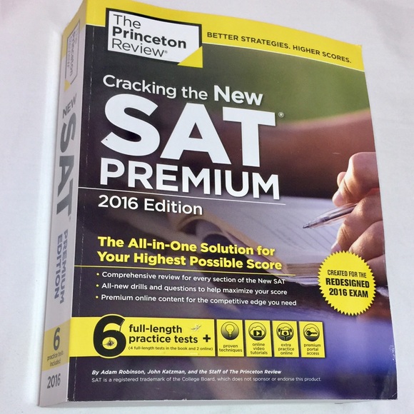 The Princeton Review SAT test prep book BRAND NEW