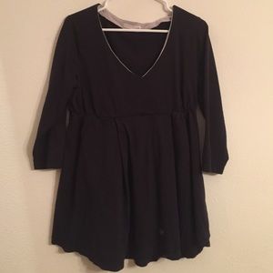 Black maternity top