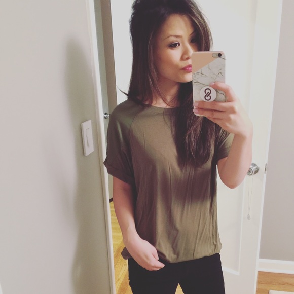Tops - Olive Green Tee